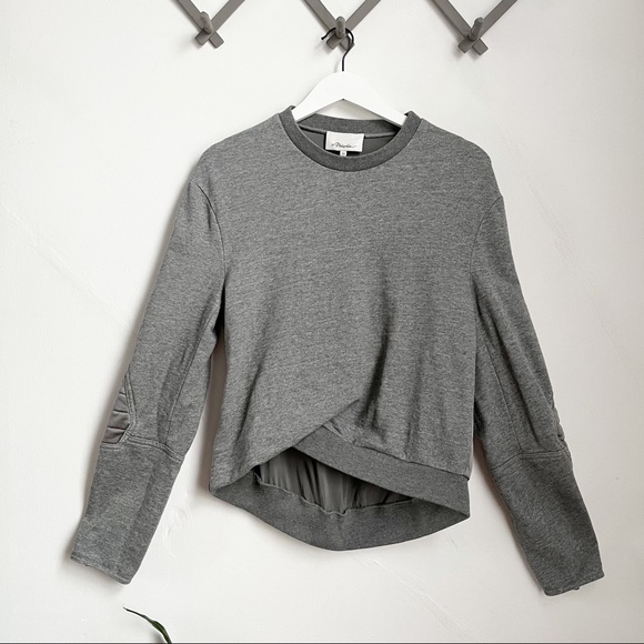 3.1 Phillip Lim Sweaters - 3.1 Phillip Lim Moto French Terry Pullover